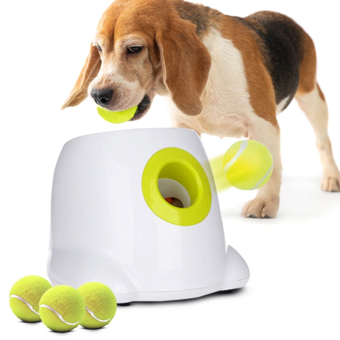 Floofi - Automatic Ball Launcher - Green