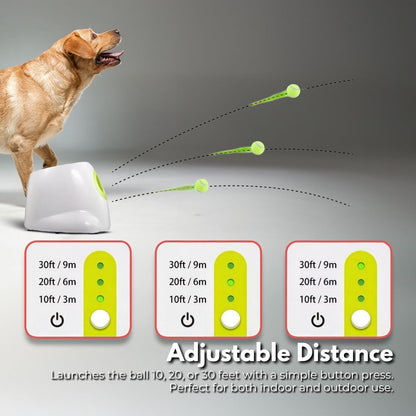 Floofi - Automatic Ball Launcher - Green