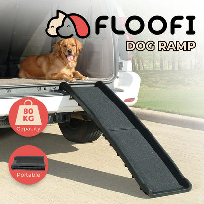 Floofi - Foldable Non-Slip Surface Dog Ramp for Car