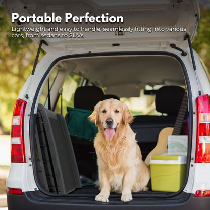 Floofi - Foldable Non-Slip Surface Dog Ramp for Car