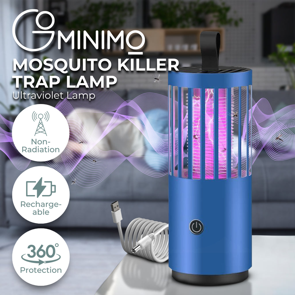 GOMINIMO GB-003 Mosquito Lamp Rechargeable 2000mah (Blue)