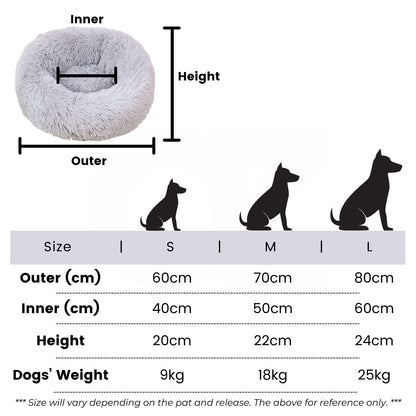 Floofi - Pet Bed 80cm - Grey