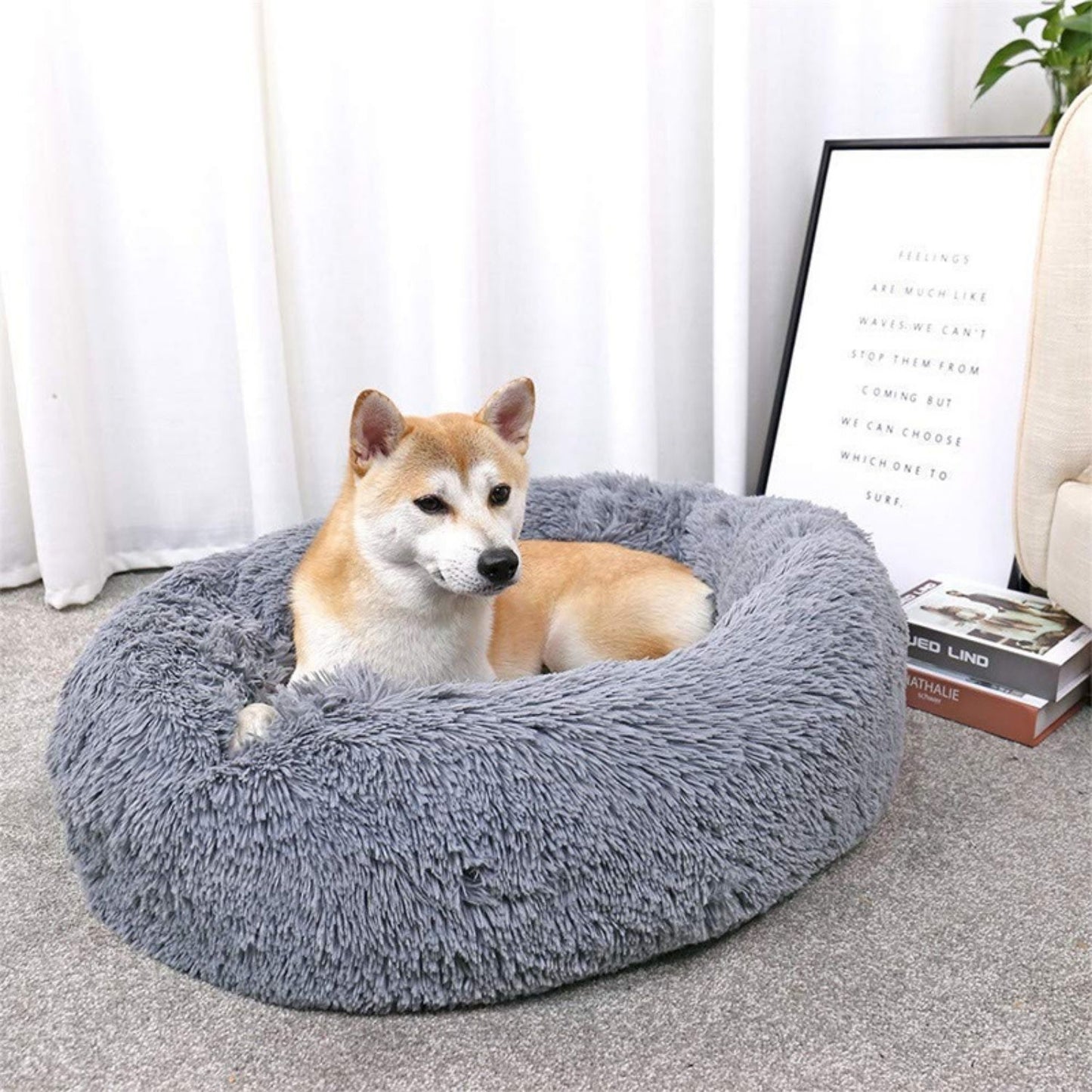 Floofi - Pet Bed 70cm - Light Grey