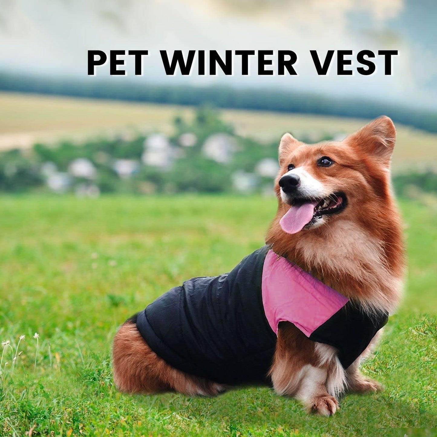 Floofi - Pet Winter Vest - 4XL Red