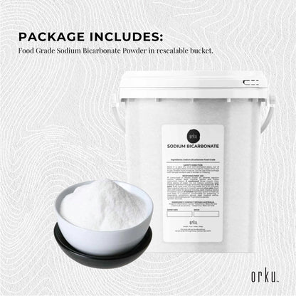 1.3Kg Sodium Bicarbonate Tub - Food Grade Baking Soda for Cooking, Cleaning, and Personal Care