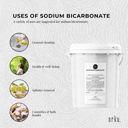 1.3Kg Sodium Bicarbonate Tub - Food Grade Baking Soda for Cooking, Cleaning, and Personal Care