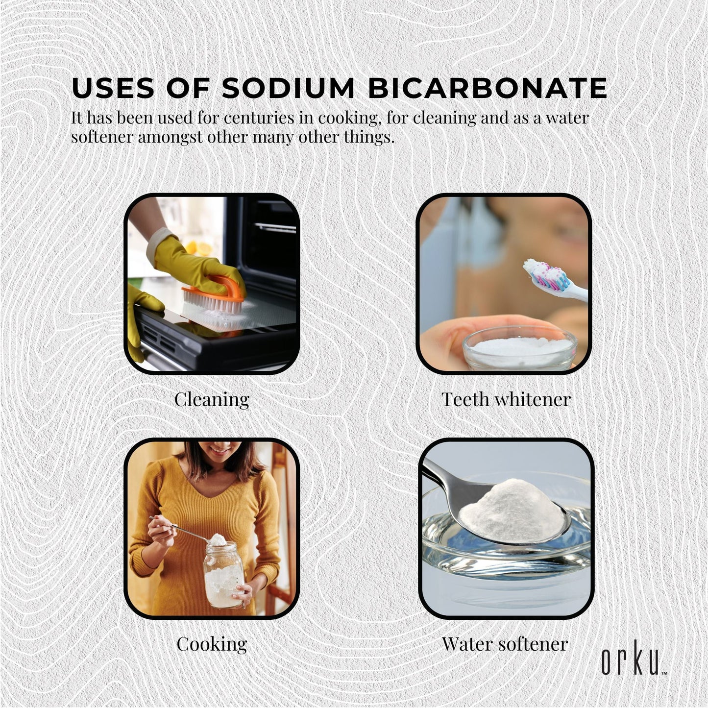 1.3Kg Sodium Bicarbonate Tub - Food Grade Baking Soda for Cooking, Cleaning, and Personal Care