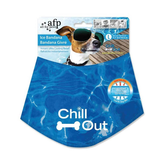 All For Paws - L Dog Cooling Bandana Ice Neck Collar