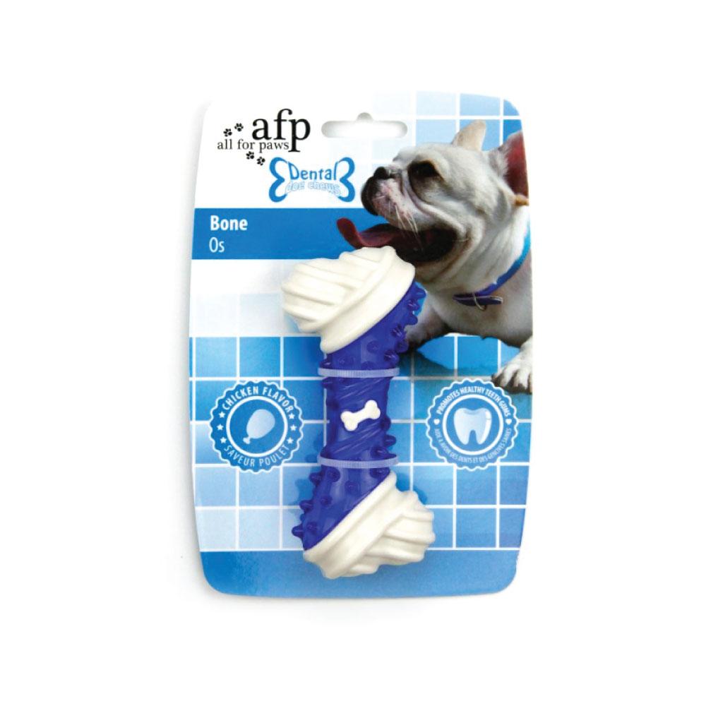 All For Paws - Blue Dog Dental Bone - Chicken Flavour