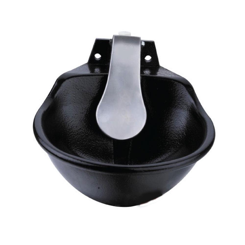 21.5cm Cast Iron Automatic Drinking Bowl for Cattle and Horses - Powder Coated