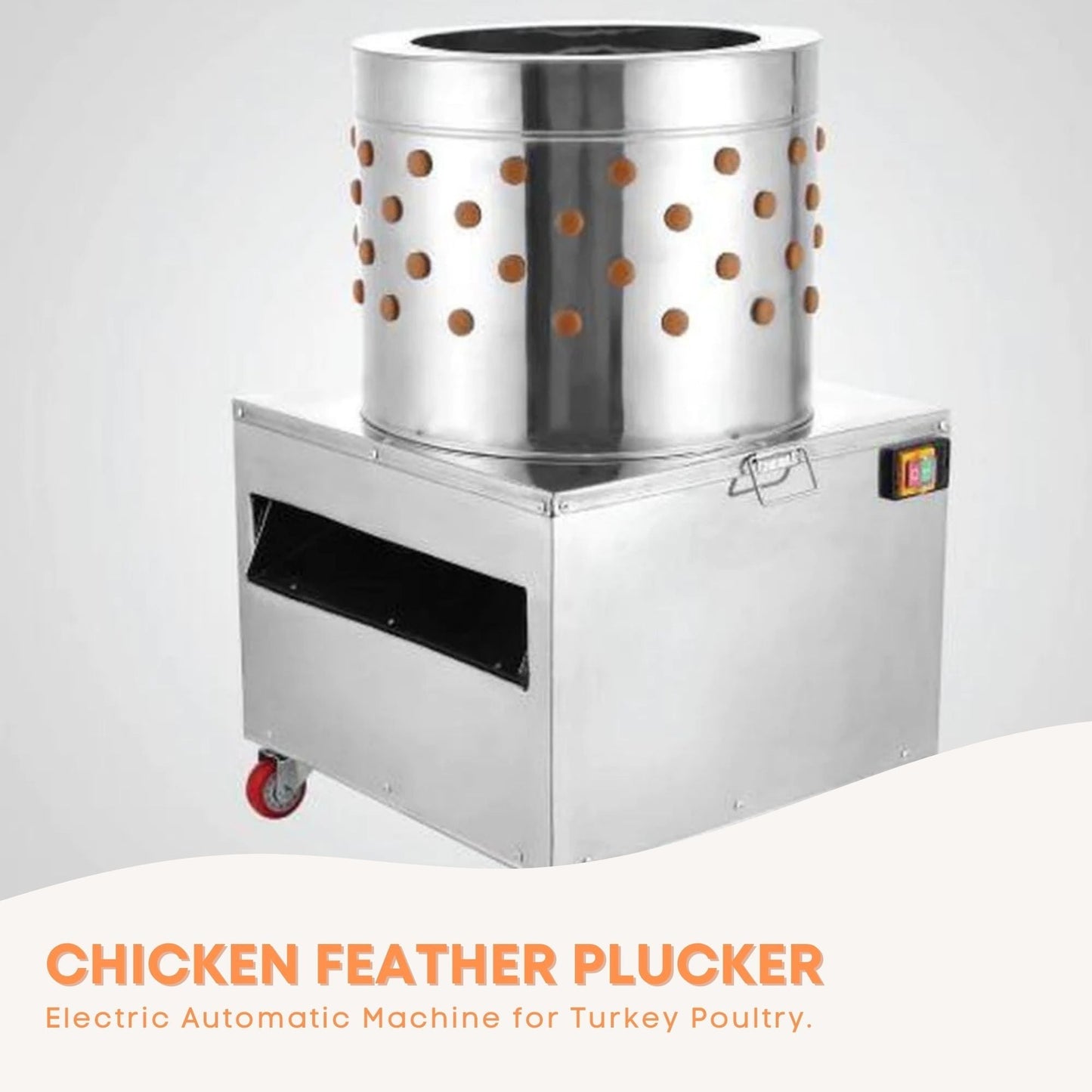 50cm Chicken Feather Plucker Machine Electric Automatic Poultry