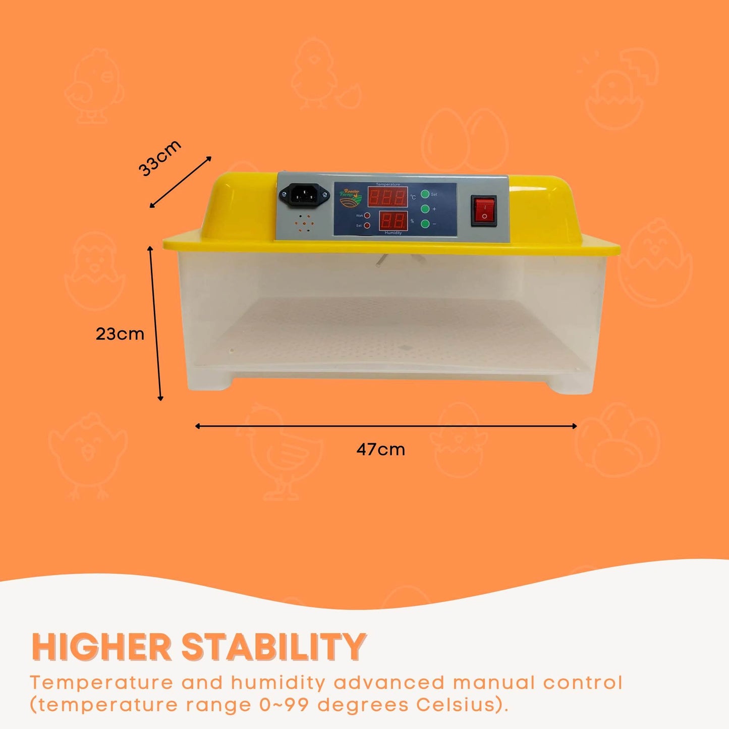 Electric 24 Egg Incubator + Accessories