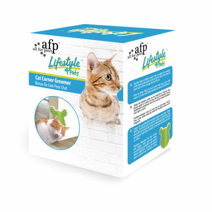 All For Paws - Cat Corner Groomer With Catnip