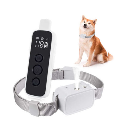 Dog Bark Collar - Rechargeable Remote Citronella Mist Spray Trainer