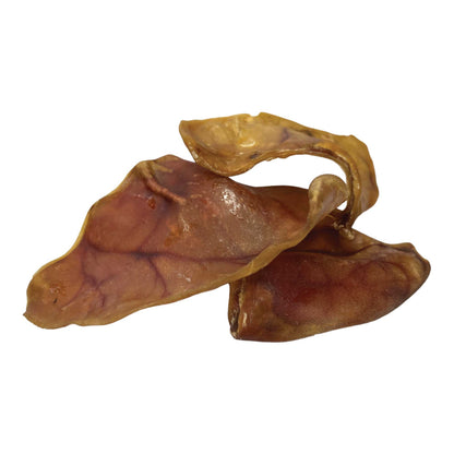 10x Rooster Farms Dog Treat Large Pig Ears Whole  - Dehydrated Australian Healthy Puppy Chew