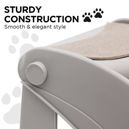 Furtastic - 38cm Foldable Pet Stairs Ramp - Grey