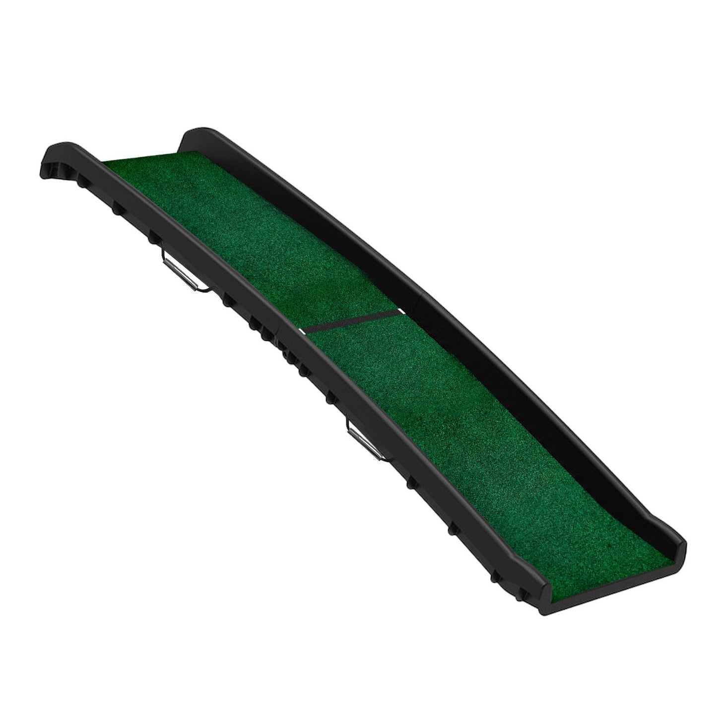 Furtastic - Foldable Plastic Dog Ramp with Synthetic Grass