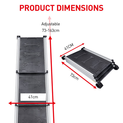 Furtastic - Heavy-Duty Aluminium Telescopic Pet Ramp