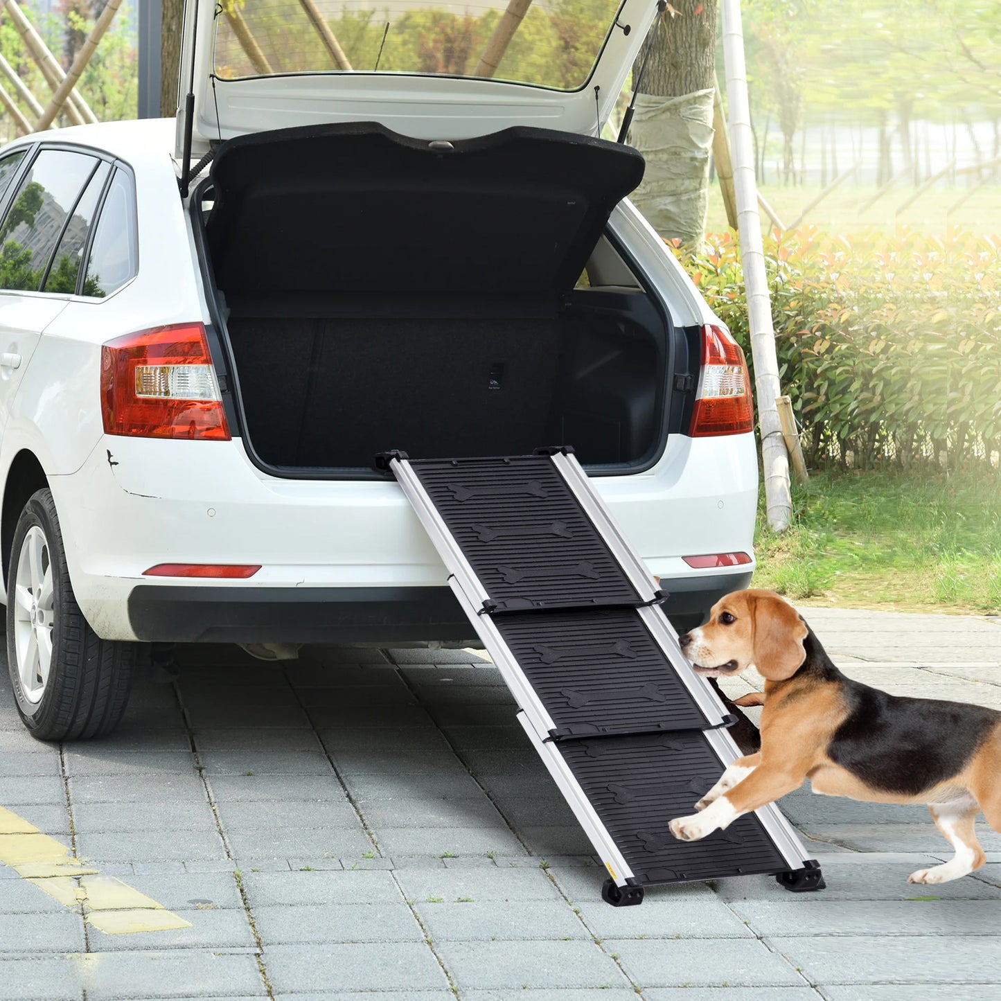 Furtastic - Heavy-Duty Aluminium Telescopic Pet Ramp