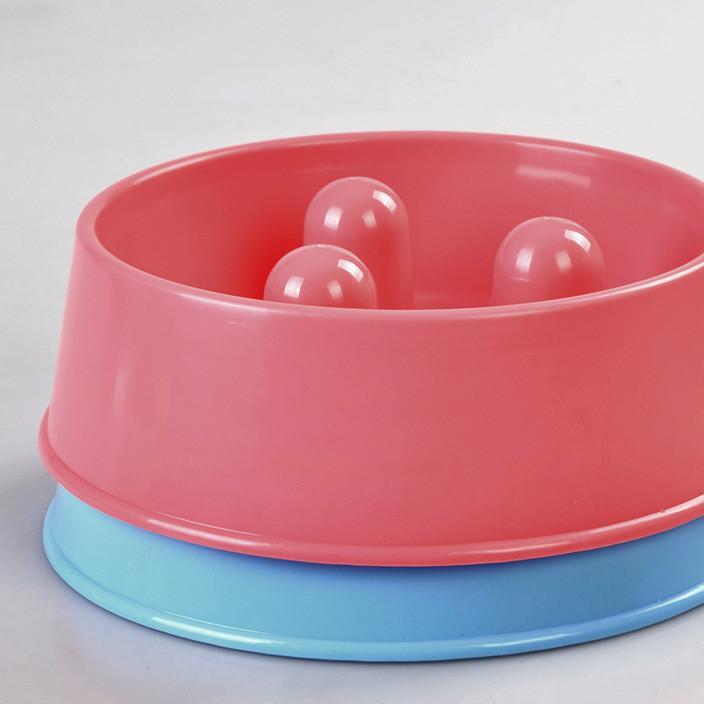 2 x XL Pet Anti Gulp Feeder Bowl - Dog Cat Puppy Slow Food Interactive Dish