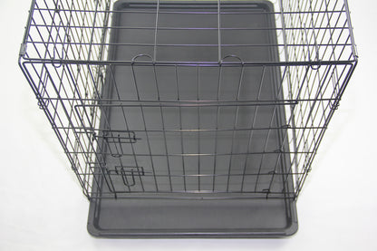 36" Portable Foldable Dog Cat Rabbit Collapsible Crate Pet Cage with Canvas Cover