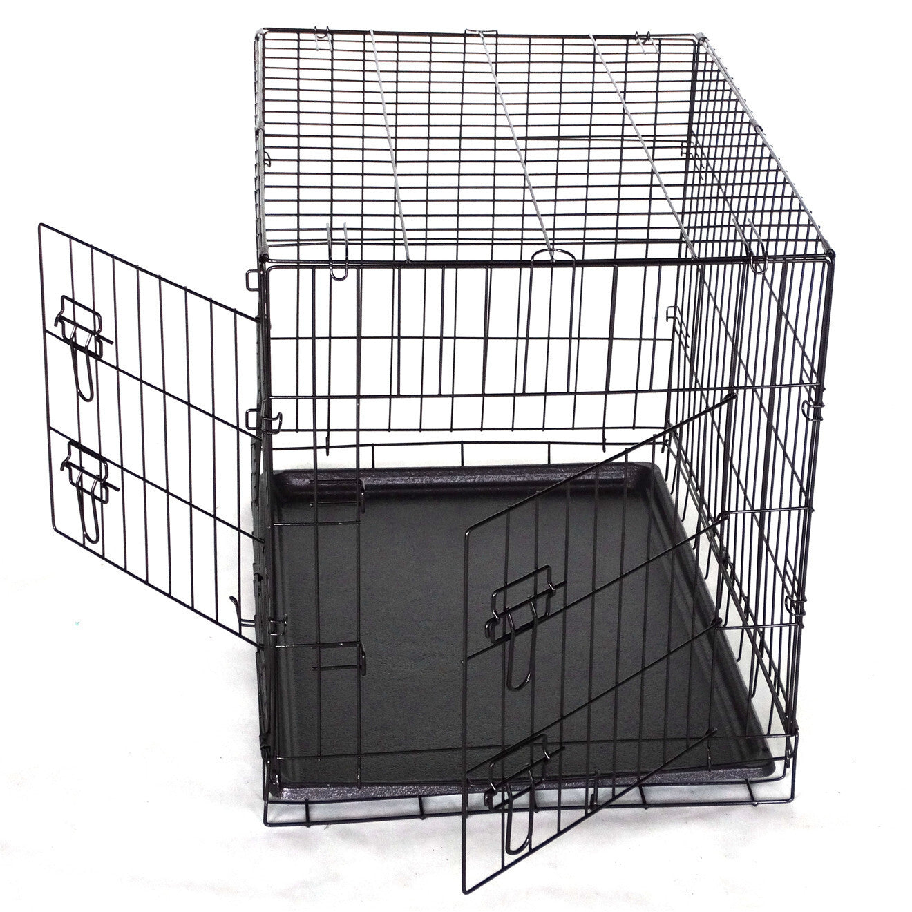 42" Portable Foldable Pet Crate with Canvas Cover