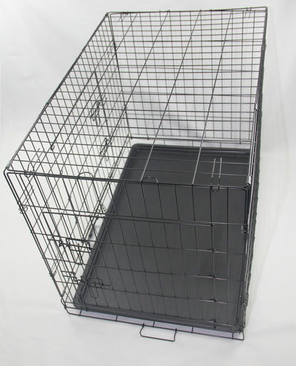 42" Portable Foldable Pet Crate with Canvas Cover