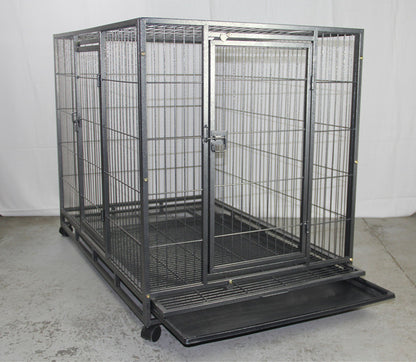 YES4PETS XL Pet Dog Cat Cage Metal Crate Kennel Portable Puppy Cat Rabbit House