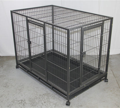 YES4PETS XL Pet Dog Cat Cage Metal Crate Kennel Portable Puppy Cat Rabbit House