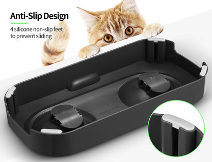 YES4PETS Stainless Steel Pet Bowl Water Bowls Portable Anti Slip Skid Feeder Dog Cat