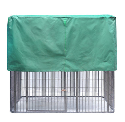 YES4PETS XXXXL Walk-in Bird Cat Dog Cage Pet Parrot Aviary Perch with Green Cover - 219x158x203cm