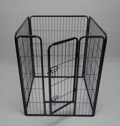 4 Panels 100 cm Heavy Duty Pet Dog Cat Puppy Rabbit Exercise Playpen Fence