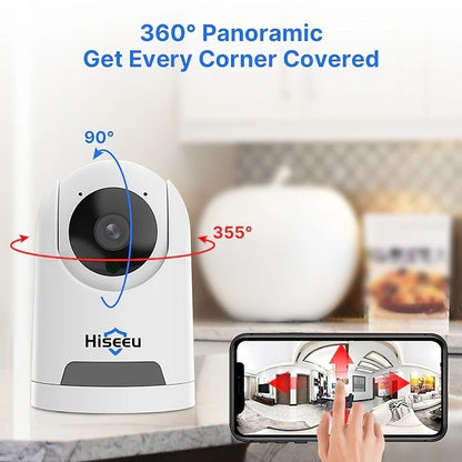 Hiseeu - FH2C 2MP WiFi Wireless Security Camera