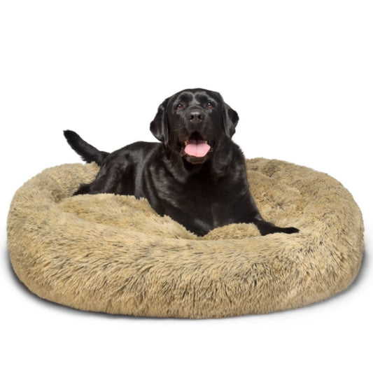 Fur King - "Aussie" Calming Dog Bed - XL -Brindle - 115 cm