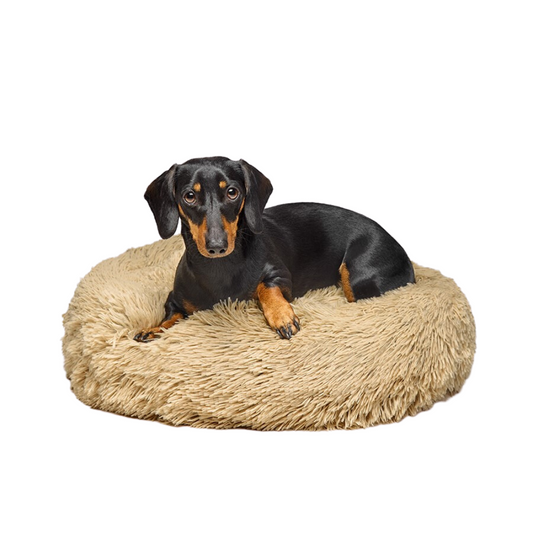 Fur King - "Aussie" Calming Dog Bed  - Brindle - 60 CM - Small