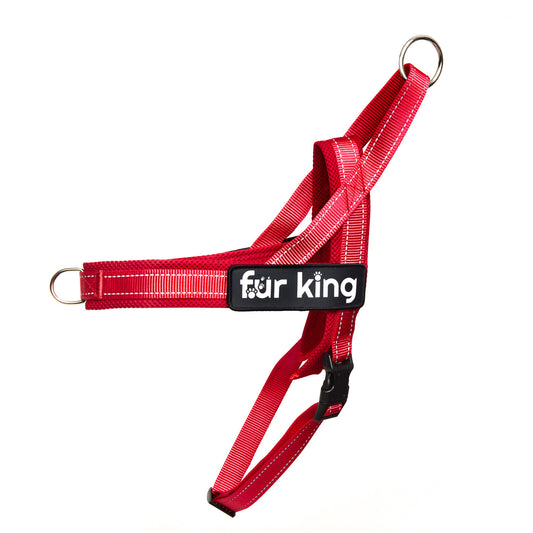 Fur King - Signature Quick Fit Harness Medium Red