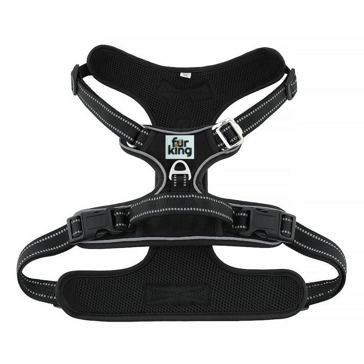 Fur King - Ultimate No Pull Dog Harness - Small - Black