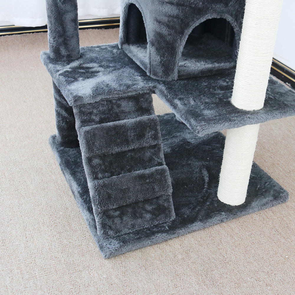 CATIO - Chipboard Flannel Cat Scratching Tree - Abstract Deluxe