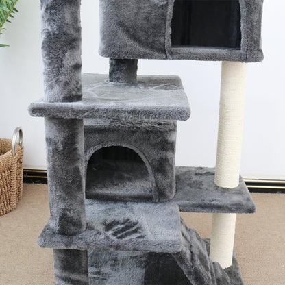 CATIO - Chipboard Flannel Cat Scratching Tree - Abstract Deluxe