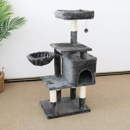 CATIO - Chipboard Flannel Cat Scratching Tree - Abode 112cm