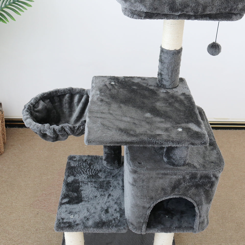 CATIO - Chipboard Flannel Cat Scratching Tree - Abode 112cm