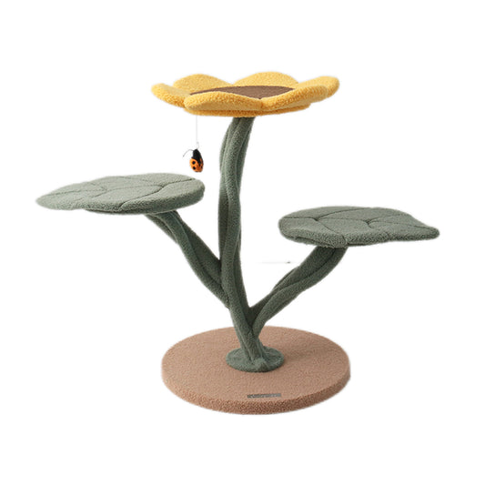 CMISSTREE - 3-Level Sunflower Cat Tree