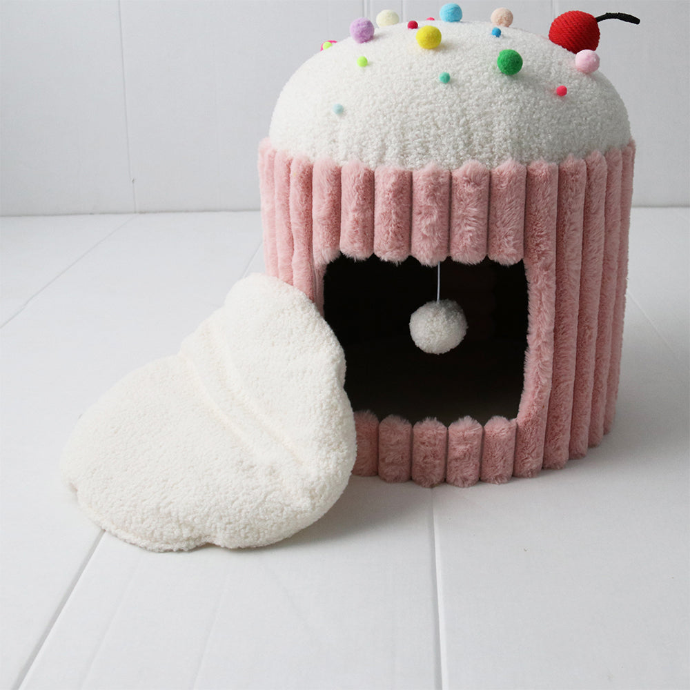 CATIO - Pink Cupcake Cat House