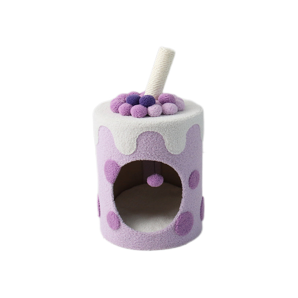 CATIO - Purple Bubble Milktea Cat House