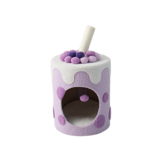 CATIO - Purple Bubble Milktea Cat House