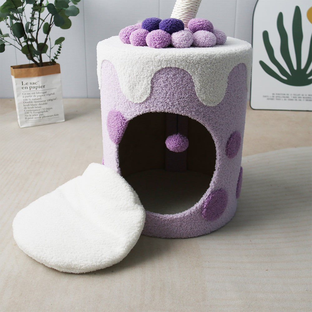 CATIO - Purple Bubble Milktea Cat House