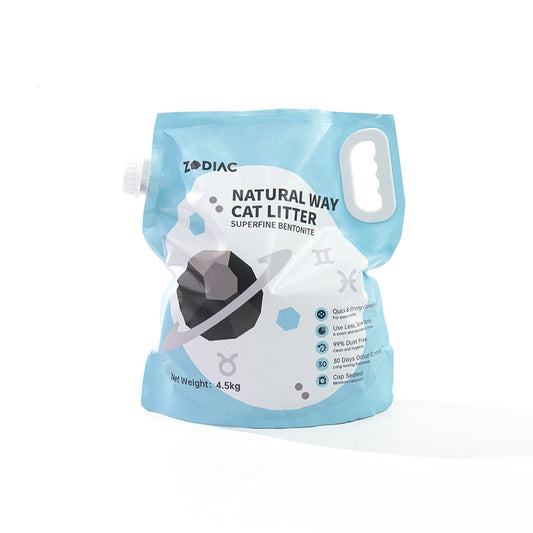 ZODIAC Natural Way Superfine Bentonite Cat Litter 4.5Kg