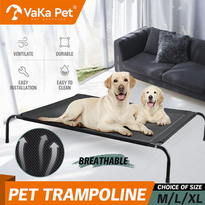 Elevated Pet Bed Trampoline - Raised Heavy Duty Large