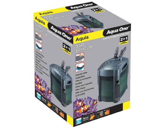 Aqua One Aquis 550 Series II Canister Filter 550L/H