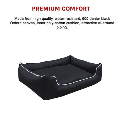 100cm x 80cm Heavy Duty Waterproof Dog Bed - Indoor/Outdoor